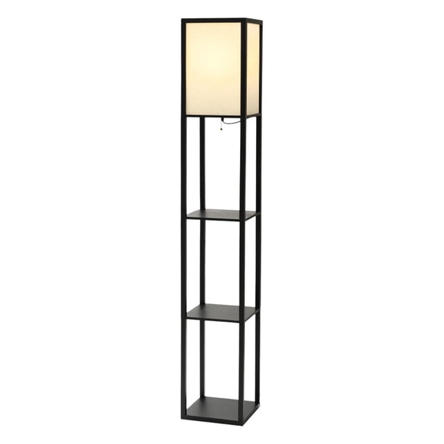Shelf Floor Lamp with Shelves Standing Collection Without Bulb Simple Organizer Floor Lights for Bedside Bedroom NightStand Shop Reading Gloria Lámpara de pie de estantería