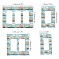 thumbnail image 2 of Yayeee Rocker Switch Wall Plate 1-Gang 4.6"x2.9" Home Decorative Outlet Cover, Cartoon Train Pattern, 2 of 6