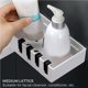 thumbnail image 5 of Toystoory Estante de esquina giratorio soporte de estante de almacenamiento de perforación libre con ganchos ocultos para cocina de baño Juegos de accesorios de baño Negro Toystoory HA025529-02, 5 of 6