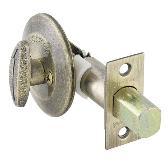 Kwikset 663 Single-Sided Deadbolt in Antique Brass