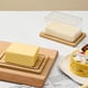 thumbnail image 4 of Gran recipiente para almacenar alimentos con tapa - Caja de congelador de plástico de queso y nata de 12,5 cm x 8,5 cm, organizador hermético para cocina, 4 of 9