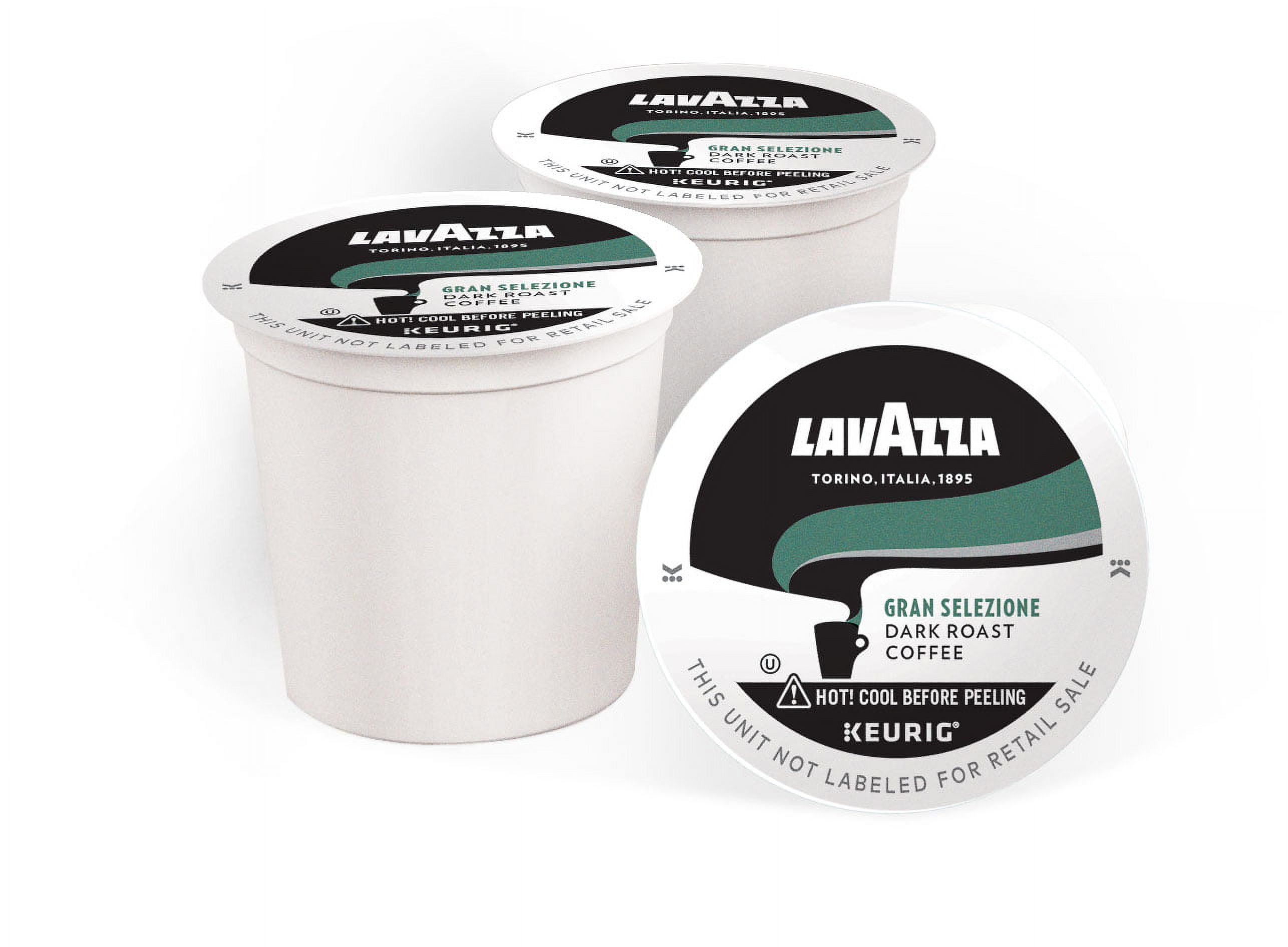 Lavazza Gran Selezione Dark Roasted Ground Coffee K-Cup Pods, 0.34 oz, 10  count