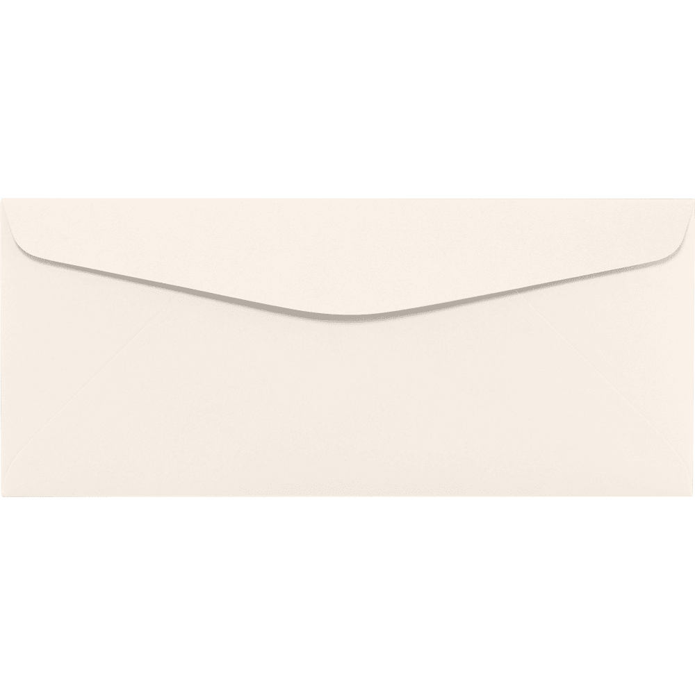 LUXPaper #10 Regular Envelopes, 4 1/8 x 9 1/2, Natural White, 50/Pack