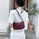 thumbnail image 1 of Bolso de hombro retro con diseño de lagarto para mujer, bolso de mano informal de PU para mujer (rojo vino) Tmvgtek Para estrenar, 1 of 9