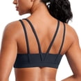 thumbnail image 1 of Sostén CRZ YOGA Butterluxe Deportivo Sin Aros con Escote en V Azul Marino XS, 1 of 4