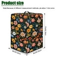 thumbnail image 7 of ZIATUBLES Wildflower Print Juicer Machine Cover Foldable Canvas Fabric Dust Proof Stain Resistant Appliance Cover for Home Kitchen Counter Decor Accessories Easy to Clean, 8 "W x 8 "D x 17 "H, 7 of 7