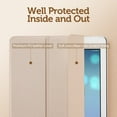 thumbnail image 3 of Ultra Thin Cover Compatible With Ipad 2018 / Ipad 2017 Model 9.7 Inch - Smart Case Cover With Rubberized Back Cover - Magnet With Auto Sleep / Wake Function - Champagne Gold, 3 of 4