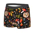 thumbnail image 2 of Daiia Owl And Leaves Men's Underwear Boxer Briefs, Cotton Stretch Moisture-Wicking Underwear-X-Large, 2 of 9