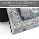 thumbnail image 3 of Marco de fotos ALLARTONLY Crush Diamond Mirror plateado de 4 x 6 pulgadas, 3 of 7