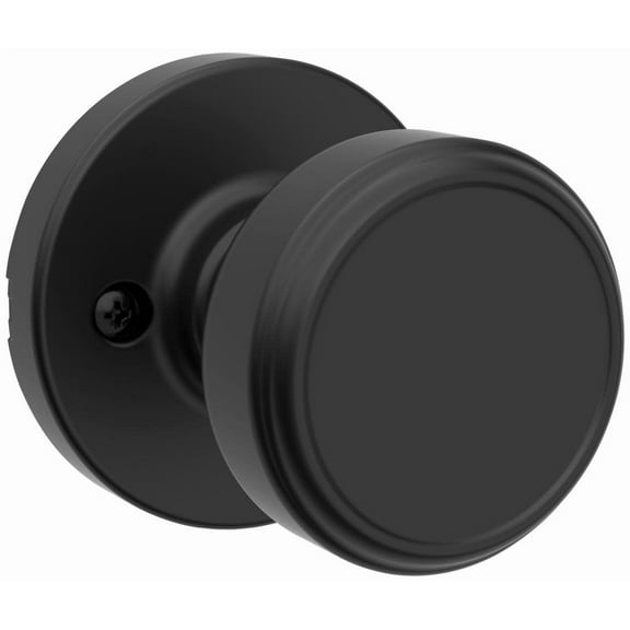 Kwikset 488Mnkrdt Maven Non-Turning One-Sided Dummy Door Knob - Black