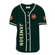 thumbnail image 1 of Cross-border 2024 Amazon New Sports Jersey Training Breathable Short-sleeved Cardigan Men's Game Button Baseball Suit, 1 of 5