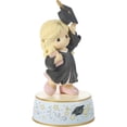 thumbnail image 5 of Precious Moments From Cap And Gown To New Horizons Blonde Girl/Black Gown Musical, Count 1, 5 of 6