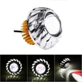 thumbnail image 4 of Motorcycle LED Projector Lens Angel Devil Eye Spot Light for 12-60V DC Motorcycles, 4 of 5