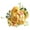 Yellow, variant on Cheers US 3Packs Springs Flowers Artificial Silk Peony Bouquets Wedding Home Decoration