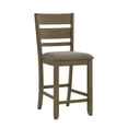 thumbnail image 2 of Liberty Furniture Brook Bay Slat Back Uph Counter Chair (RTA) - Set of 2 - Brown, 2 of 10
