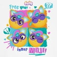 thumbnail image 3 of CafePress - Furby Inner Moji Kids Baseball T Shirt - Kids Cotton Baseball Jersey, 3/4 Sleeve Shirt, 3 of 4