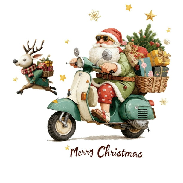 Decoraciones navideñas, adornos navideños, regalos navideños, pegatinas navideñas para ventanas, pegatinas de plástico