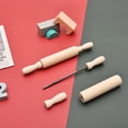 thumbnail image 2 of Miangastore 2 Pcs Mini Rouleau à Pâtisserie Rouleau à Pâtisserie pour Enfants Rouleau Antiadhésif Rouleau à Pâte Rouleau d'Argile, 2 of 9