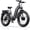 Gray, variant on HiKNiGHT H2 Pro Dual Motor Electric Bike for Adults, 3000W Peak Power with 38 mph/90 Miles, 26"x4.0" Fat Tire, Hydraulic Brakes, Adult Electric Mountain Bike (White) UL 2849