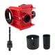 thumbnail image 1 of Kit de instalación de cerradura de puerta con 2 bujes ajustables y plantilla guía. Rojo, 1 of 9