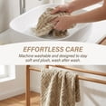 thumbnail image 6 of REGALWOVEN Geometric Pattern Cotton Decorative Hand Towels, 13 x 29 Inch Absorbent Soft Towel for Hand Drying and Face Washing Brown 2-Piece, 6 of 7