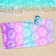 thumbnail image 6 of Taicans Seashell Beach Towel 60x30 Inch,Super Lightweight Colorful Bath Towels Sandproof Beach Blanket Multi-purpose Microfiber Beach Towel,Seashell Coral Starfish Hand Towels Nautical Bath Towels D, 6 of 6
