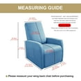 thumbnail image 4 of Recliner Chair Covers 4 Pcs Waterproof Small Recliner Sofa Slipcover Stretch Recliner Slipcover for Lazyboy Recliner Chair with Storage Pocket, 4 of 14