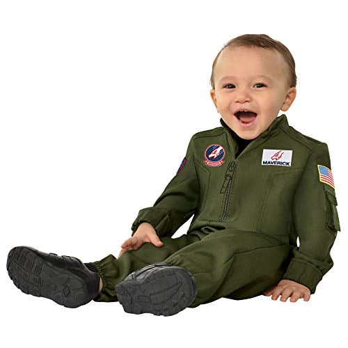 Amscan Halloween Costume for Baby Boys 1224 Months, Air Force Flight