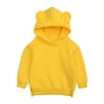 thumbnail image 2 of Fanxing Kids Girls Boys Cute Hoodies eith Bear Ears for Baby Boys Girls Hooded Sweatshirt Pullover Outerwear Clearance 2-3 Years, 2 of 9