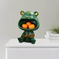 thumbnail image 4 of Contenedor moderno para guardar estatuas, figuras de animales de resina y otros objetos. Verde, 4 of 6