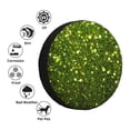 thumbnail image 2 of Kdxio Green Glitter Sparkle for Tire Cover Wheel Protectors Tyre Covers Weatherproof Wheel Covers Universal Fit for Trailer Rv SUV Truck Camper Travel Trailers 16 inch, 2 of 5