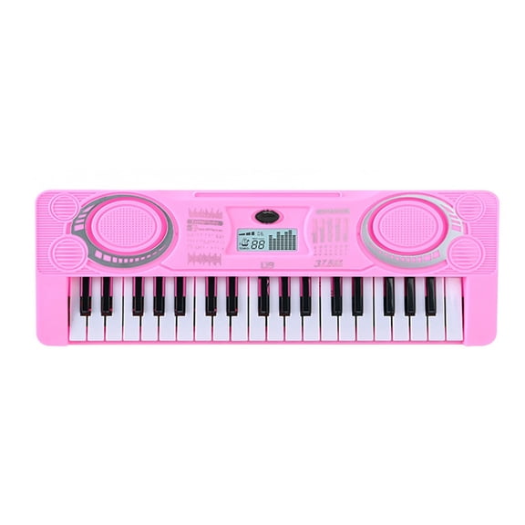 37 Key Electronic Keyboard Piano Toy for Kids, Pink | Portable, Musical Instrument Toy for Boys Girls Toddlers, Birthday Christmas Gift for Ages 3-7
