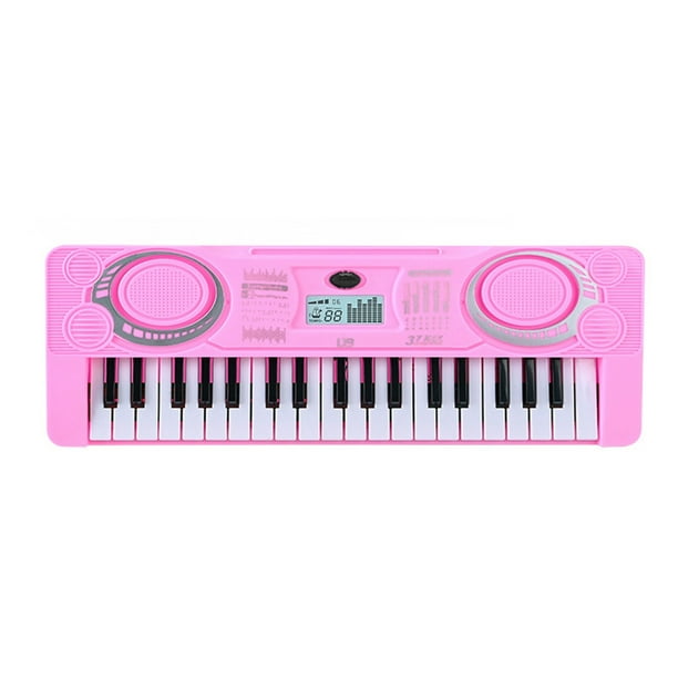 Piano de juguete para piscina, bebé y niño pequeño. Teclado de 37 teclas para niños. Instrumento musical educativo multifunción. Piano de juguete para niñas y niños de 3 a 8 años.