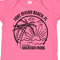 thumbnail image 4 of Inktastic Summer Vacation Mode Fort Myers Beach Florida Boys or Girls Baby Bodysuit, 4 of 5