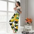 thumbnail image 5 of Salouo Orange and Lemon Print Women's Pajama Pants Casual Loose Sweatpants PJs Flowy Pants Drawstring Palazzo for Women Wide Leg Pants Lounge Pajama -XX-Large, 5 of 8