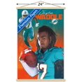 thumbnail image 3 of NFL Miami Dolphins - Jaylen Waddle 21 Wall Poster with Wooden Magnetic Frame, 22.375" x 34", 3 of 6
