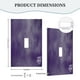 thumbnail image 5 of Panel de interruptores de pared con marco romano de cuero individual Ravens Switching Lights, interruptor de luz individual, doble o con tirador, 5 of 8