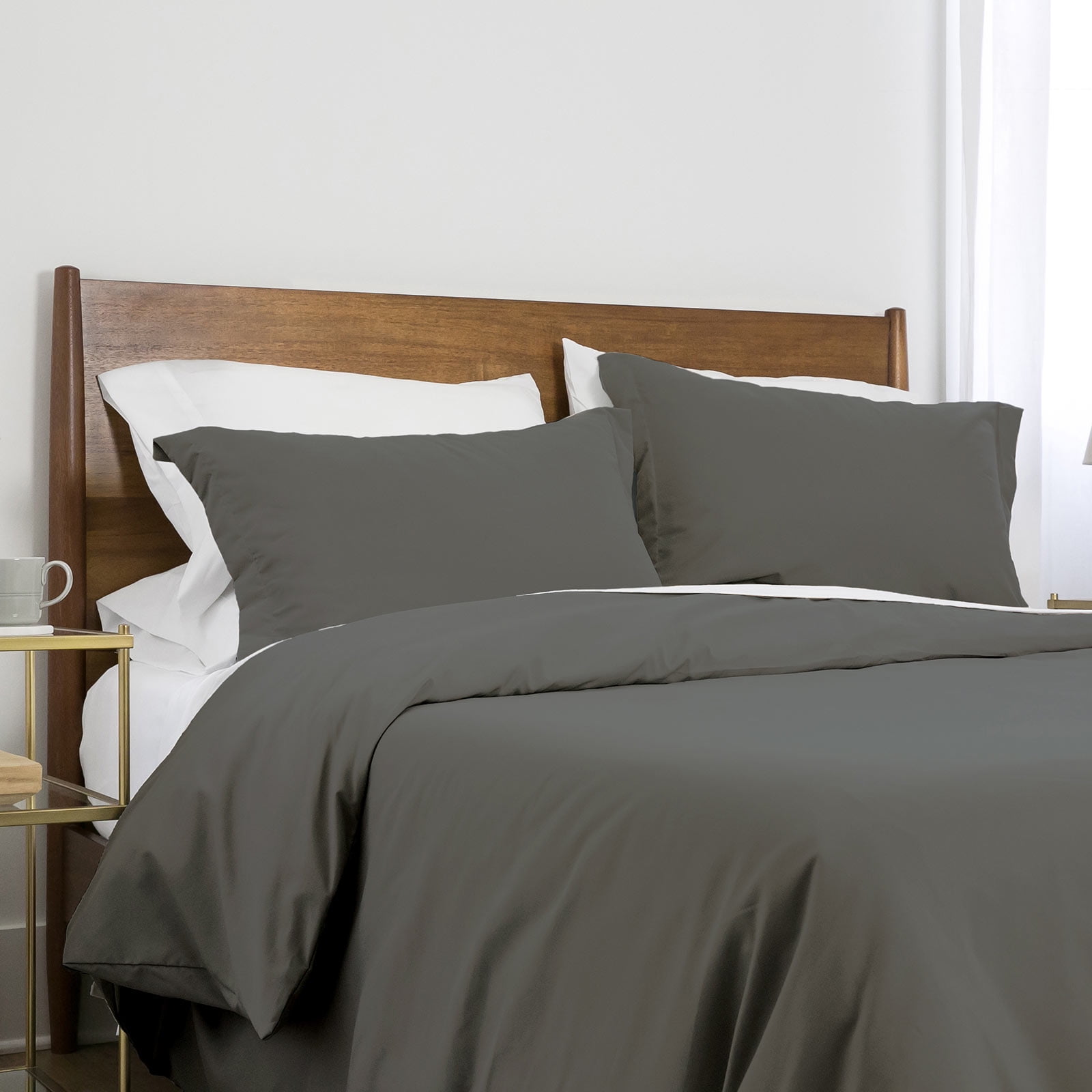 Neutral Solid Color 3Piece Duvet Cover Set by Southshore Fine Linens