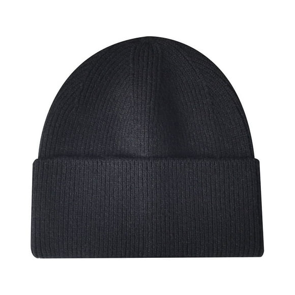 Toque Beanie new urban style curly brim retro worker sailor unique hat street casual cotton toque black