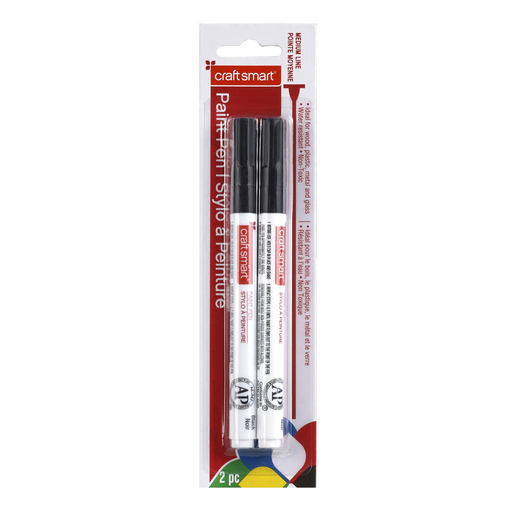Craft Smart Medium Line Paint Pens, 12 Packs: 2ct. (24 total)
