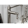 thumbnail image 4 of Kingston Brass KS3708AL Restoration Deck Mount Pot Filler Faucet, Brushed Nickel, 4 of 8