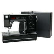 Restored Janome Industrial-Grade Aluminum-Body HD1000 Black Edition Sewing Machine with 14 Stitches, 4-Step Buttonhol, and Accessories (Refurbished)