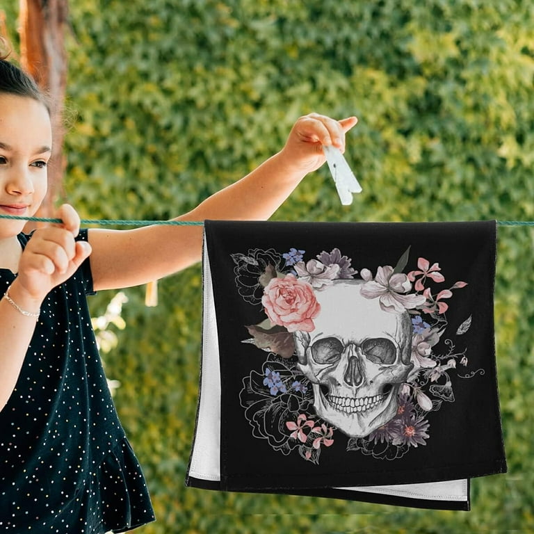 Skull hand towels sale