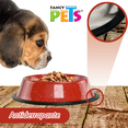 thumbnail image 2 of Plato Jaspeado Acero Inoxidable 24 Oz 680g Rojo Perro Fancy Pets Fancy Pets FL8153_ROJ, 2 of 2