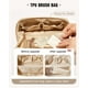 thumbnail image 3 of Bolsa de cosméticos EACHY Travel, bolsa de maquillaje impermeable, negra, 3 of 8