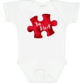 thumbnail image 3 of Inktastic Autism Awareness Be Kind Red Puzzle Piece Boys or Girls Baby Bodysuit, 3 of 5