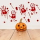 thumbnail image 3 of 8 pegatinas decorativas para ventanas de Halloween, pegatinas de pared, huellas sangrientas, pegatinas de suelo, huellas de manos de terror, pegatinas de PVC de terror para el hogar, suministros de decoración para fiestas zombies JM, 3 of 5