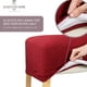 thumbnail image 3 of Funda de silla de franela elástica de 4 piezas / antracita / funda para silla columpio / funda elástica, 3 of 5