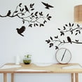 thumbnail image 4 of TERGAYEE Birds Trees Wall Sticker,DIY Removable Wall Art Decal Mural Peel and Stick Wallpaper for Bedroom,Farmhouse,Living Room and Decor Black, 4 of 5