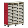 thumbnail image 5 of HON HFMBIN3 Flagship 12.75 in. x 16 in. x 3 in. 1 Section Storage Bins - Translucent White, 5 of 5
